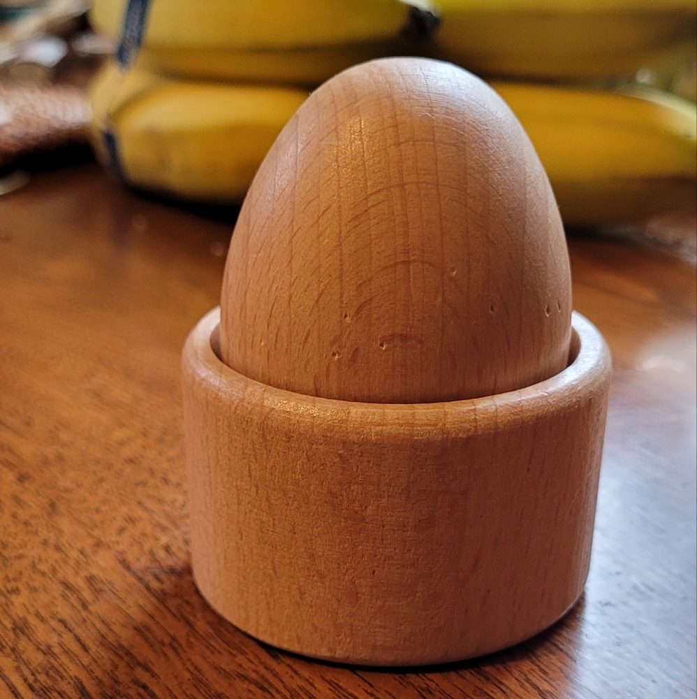Wooden Egg Cup Toy